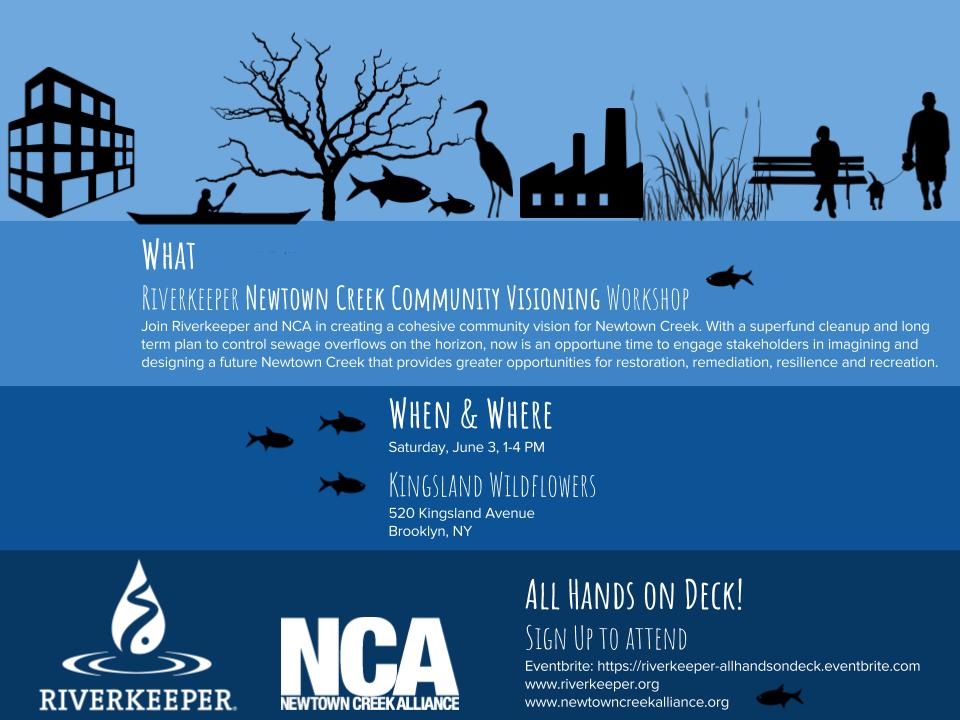 Newtown Creek Community Visioning Workshop Flyer